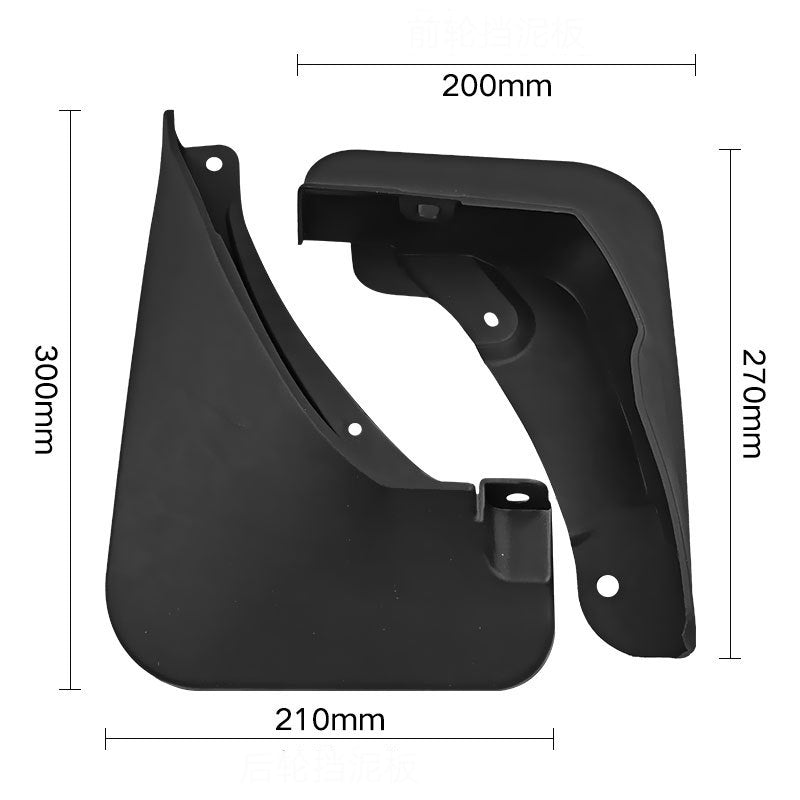 Mud Flaps for 2022-2025 Lexus NX (NX250, NX350, NX350h, NX450h) - Front & Rear Splash Guards, 4-Piece Set