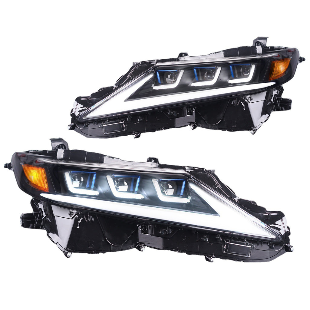 LED Headlights for Toyota Camry (2018–2023, 8th Gen) – Start-Up Animation & Projector Lens