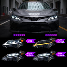 Load image into Gallery viewer, LED Headlights for Toyota Camry (2018–2023, 8th Gen) – Start-Up Animation & Projector Lens