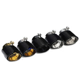 Carbon Fiber Tailpipe With Net Exhaust Tips For BMW X3M X4M M2 M3 M4 - F97 F98 G87 G80 G82 G83