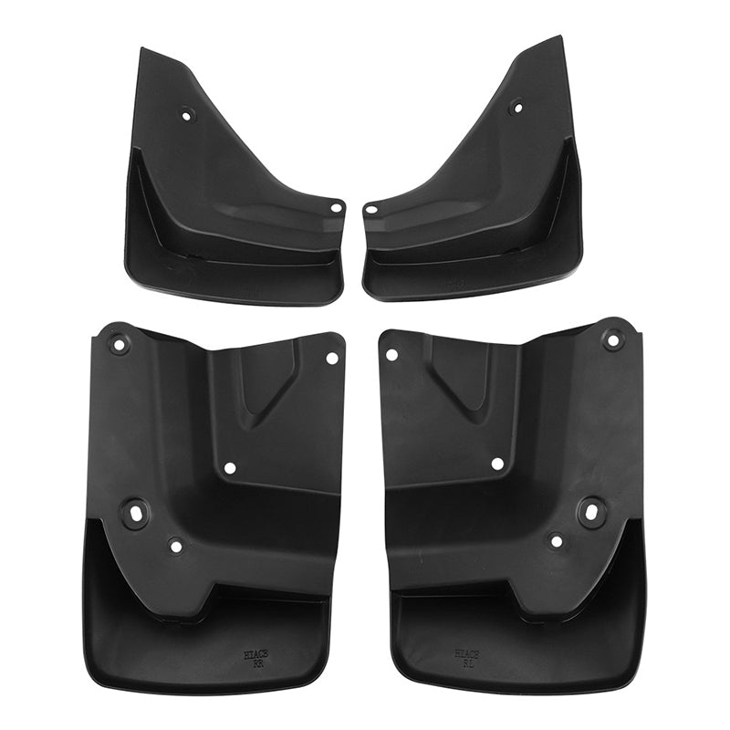 Car Mud Flaps for Toyota Hiace 2012-2024, No-Drill Fenders, Front & Rear Mud Splash Guards (4 Pcs)