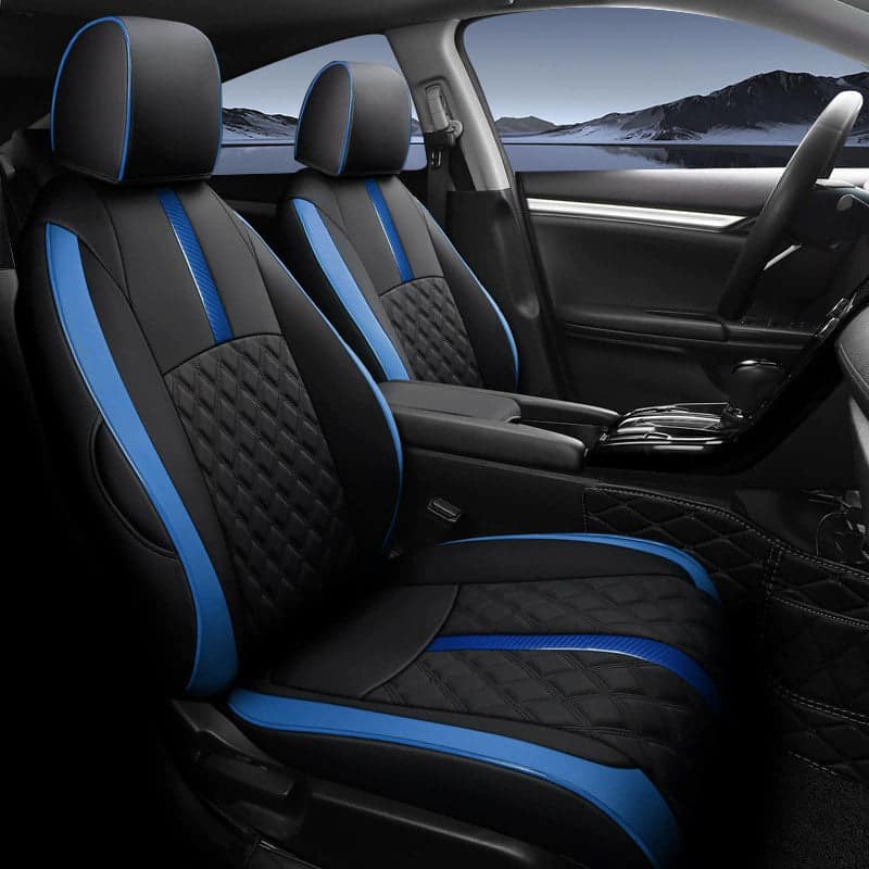 Luxury Leather Car Seat Cover Full Set For Honda Civic 2016 2025 AmanCarport
