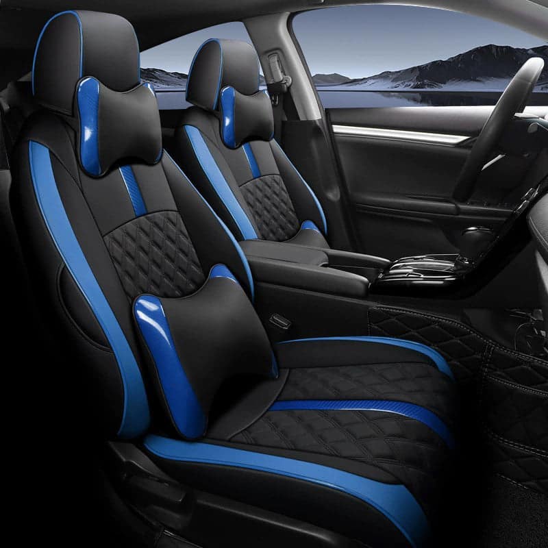 Custom Luxury Leather Car Seat Cover Full Set Special For Honda Civic (2016-2025)
