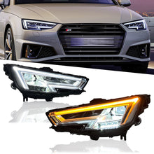Load image into Gallery viewer, LED Matrix Headlights for Audi A4 B9 2017-2019 – DRL, Projector Lens, Full Upgrade Kit