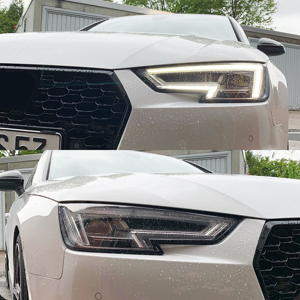 LED Matrix Headlights for Audi A4 B9 2017-2019 – DRL, Projector Lens, Full Upgrade Kit