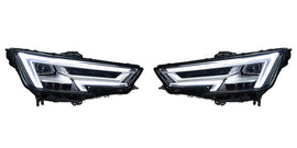 LED Matrix Headlights for Audi A4 B9 2017-2019 – DRL, Projector Lens, Full Upgrade Kit