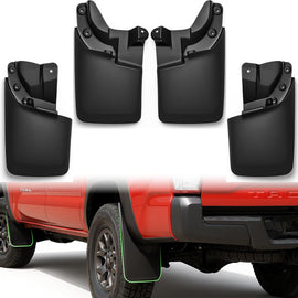 No-Drill Mud Flaps for 2005-2025 Toyota Tacoma 4-PC Heavy-Duty Splash Guards Set