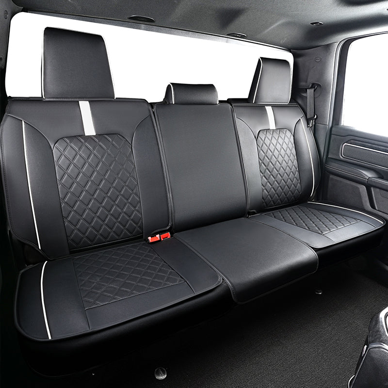 Luxury All-inclusive Car Seat Covers Full Set Custom For Dodge Ram  Compatible with Ram 1500(2019-2025)