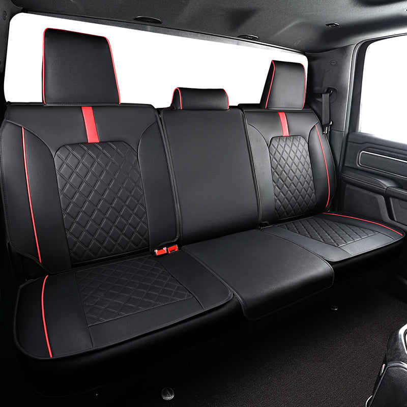 Luxury All-inclusive Car Seat Covers Full Set Custom For Dodge Ram  Compatible with Ram 1500(2019-2025)
