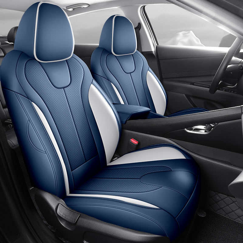 Custom Luxury Leather Seat Covers Full Set for Hyundai Elantra (2011–2025)