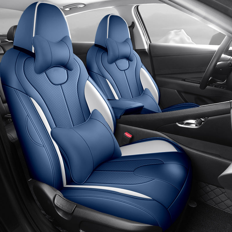 Custom Luxury Leather Seat Covers Full Set for Hyundai Elantra (2011–2025)