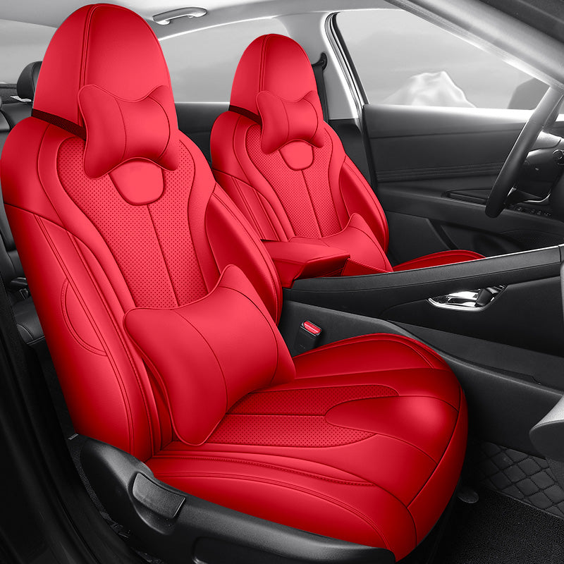 Custom Luxury Leather Seat Covers Full Set for Hyundai Elantra (2011–2025)