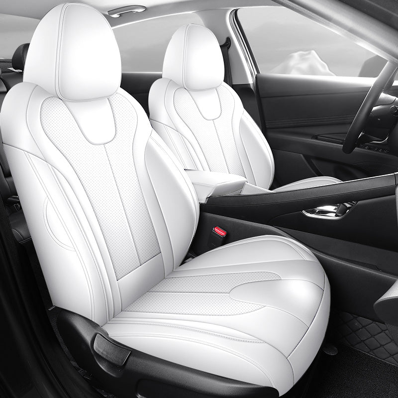 Custom Luxury Leather Seat Covers Full Set for Hyundai Elantra (2011–2025)