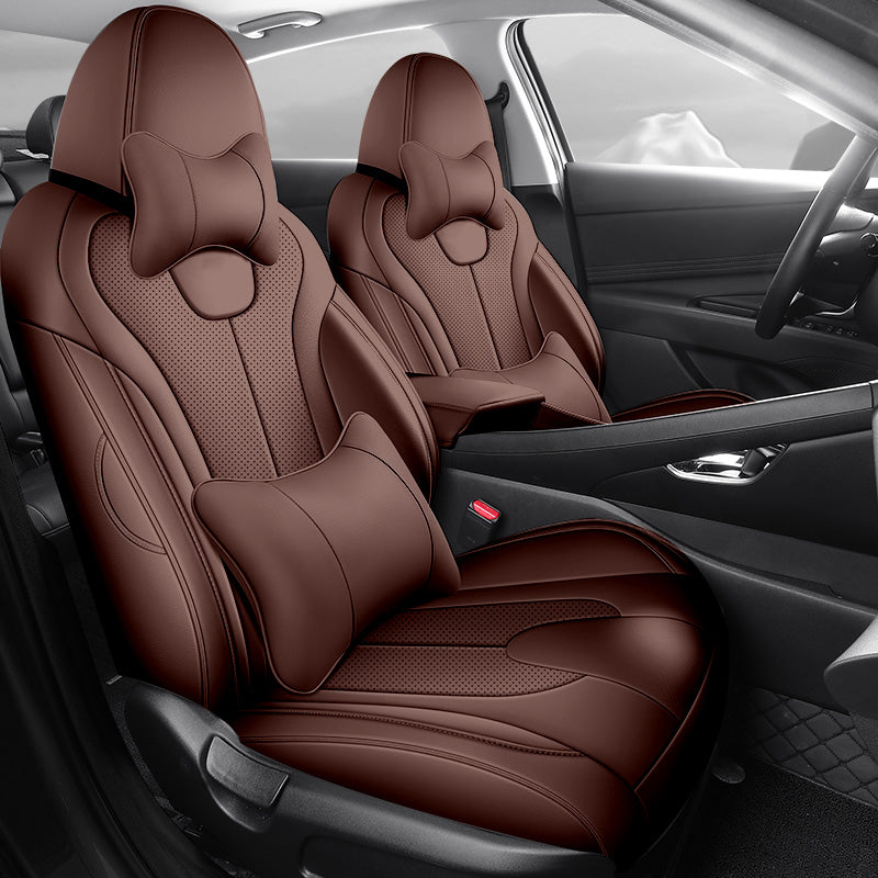 Custom Luxury Leather Seat Covers Full Set for Hyundai Elantra (2011–2025)
