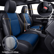 Load image into Gallery viewer, Custom Luxury Leather Car Seat Covers for Toyota Tacoma Crew Cab (2016-2023)
