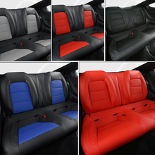 Load image into Gallery viewer, Custom Leather Seat Covers for Ford Mustang Coupe (2015–2025) – Full Set, Sporty Fit