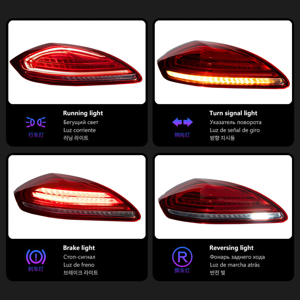 For Porsche Panamera 970.1 (2010-2013) LED Taillights Plug & Play Upgrade