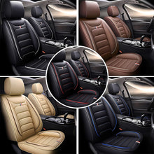 Load image into Gallery viewer, Universal Faux Leather Car Seat Covers 5-Piece Set – Waterproof, Easy Install, Fit SUV, Sedan & Truck