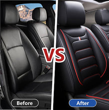 Load image into Gallery viewer, Universal Faux Leather Car Seat Covers 5-Piece Set – Waterproof, Easy Install, Fit SUV, Sedan & Truck