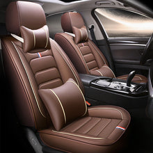 Load image into Gallery viewer, Universal Faux Leather Car Seat Covers 5-Piece Set – Waterproof, Easy Install, Fit SUV, Sedan & Truck