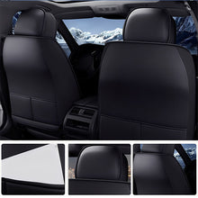 Load image into Gallery viewer, Universal Fit Faux Leather Car Seat Covers – 5-Piece Set, Waterproof, Easy Care for Most Vehicles