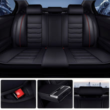 Load image into Gallery viewer, Universal Fit Faux Leather Car Seat Covers – 5-Piece Set, Waterproof, Easy Care for Most Vehicles