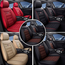 Load image into Gallery viewer, Universal Fit Faux Leather Car Seat Covers – 5-Piece Set, Waterproof, Easy Care for Most Vehicles