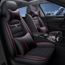 Load image into Gallery viewer, Universal Fit Faux Leather Car Seat Covers – 5-Piece Set, Waterproof, Easy Care for Most Vehicles