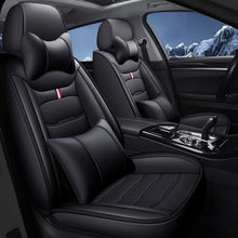 Load image into Gallery viewer, Universal Fit Faux Leather Car Seat Covers – 5-Piece Set, Waterproof, Easy Care for Most Vehicles