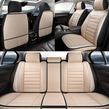 Load image into Gallery viewer, Breathable Linen Car Seat Covers – Universal 5-Seat Full Set for Cars, Trucks & SUVs