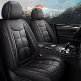 Luxury Faux Leather Car Seat Covers – 5-Seat Universal Fit, Waterproof & Wear-Resistant Full Set