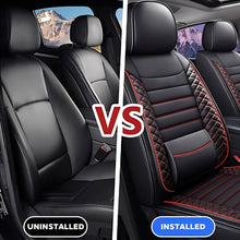 Load image into Gallery viewer, Universal 3D Car Seat Covers Full Set – 5-Piece Faux Leather, Waterproof & Breathable Design