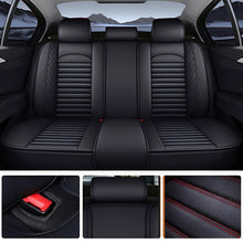 Load image into Gallery viewer, 5-Piece Car Seat Covers Full Set – Universal Faux Leather Cushions for Cars, SUVs & Trucks