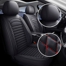 Load image into Gallery viewer, 5-Piece Car Seat Covers Full Set – Universal Faux Leather Cushions for Cars, SUVs & Trucks