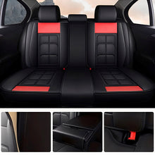 Load image into Gallery viewer, Waterproof Faux Leather Car Seat Covers – 5-Piece Universal Fit for Cars, SUVs & Trucks