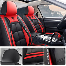 Load image into Gallery viewer, Waterproof Faux Leather Car Seat Covers – 5-Piece Universal Fit for Cars, SUVs & Trucks
