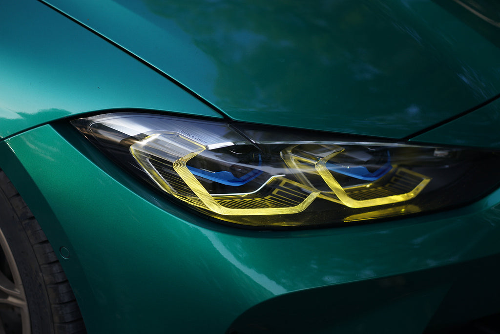 Laser Style Headlights for BMW 4 Series G22 G23 G26 M3 M4 (2021 - Present) Assembly Upgrade, Amber DRL