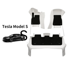 Load image into Gallery viewer, Special for Tesla Model S Leather Floor Mat Fully Surrounded By All-Weather Floor Mat