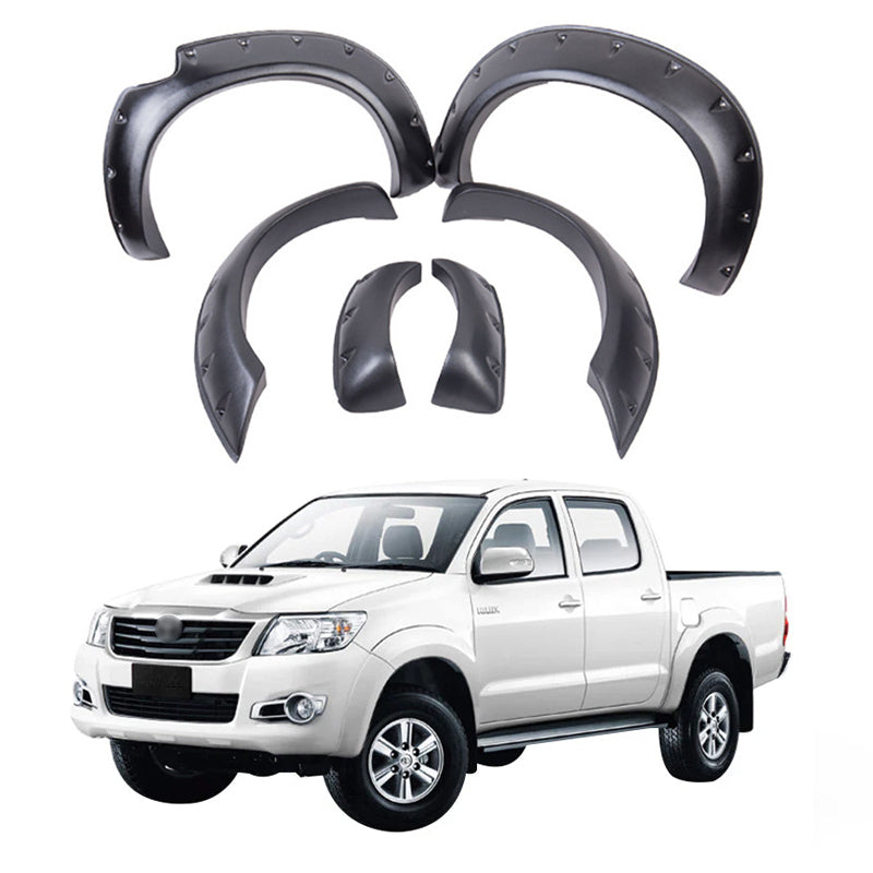 Fender Flares for 2005–20121 Toyota Hilux Revo – Front & Rear, 6-Piece Set