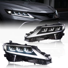 Load image into Gallery viewer, LED Headlights for Toyota Camry (2018–2023, 8th Gen) – Start-Up Animation &amp; Projector Lens