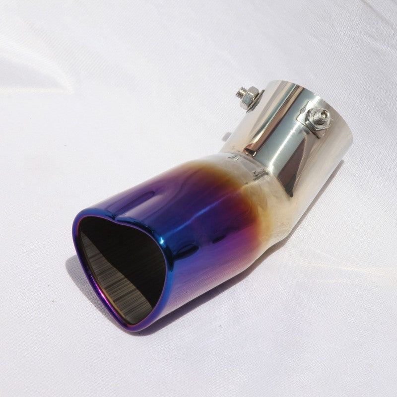 2.5-inch imported stainless steel exhaust pipe universal heart-shaped car exhaust tailpipe