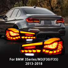 Load image into Gallery viewer, Suitable for BMW 3 Series/M3 (2013-2018, F30/F35) LED Dragon Scale Tail Light Assembly