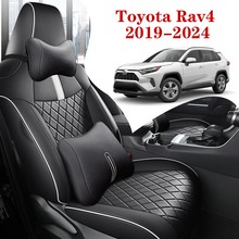 Load image into Gallery viewer, Custom For Toyota Rav4 (2019-2024) Leather Car Seat Covers Compatible with Airbags