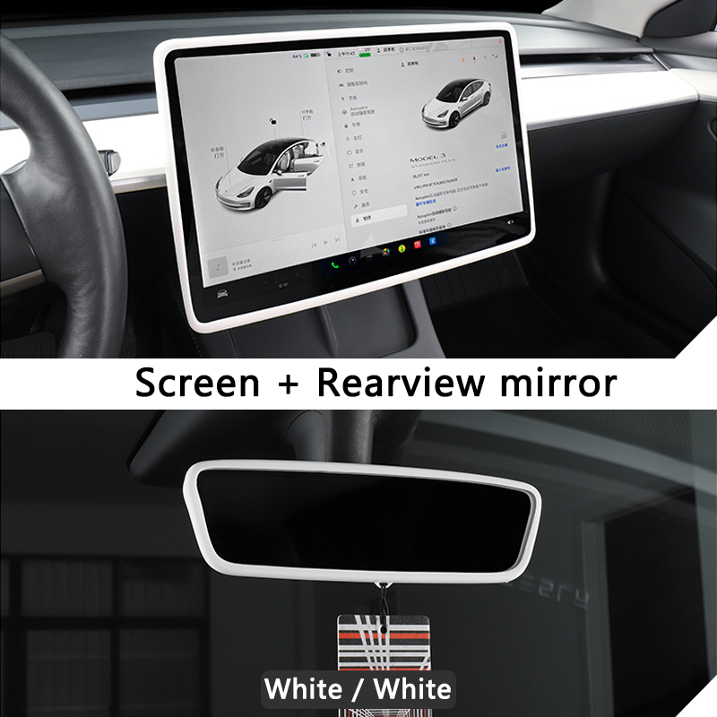 Silicone protective cover for the central control display screen of Tesla Model 3/Y/Highland