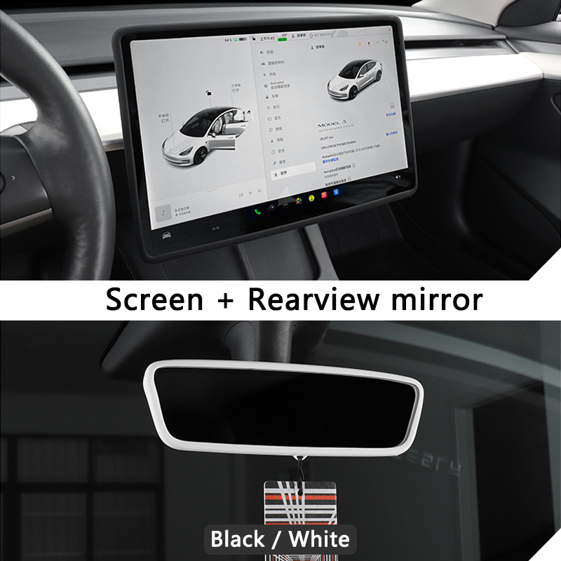 Silicone protective cover for the central control display screen of Tesla Model 3/Y/Highland