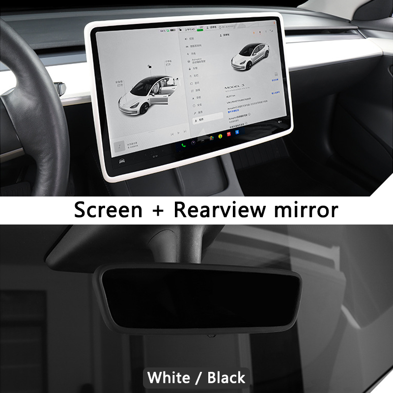 Silicone protective cover for the central control display screen of Tesla Model 3/Y/Highland