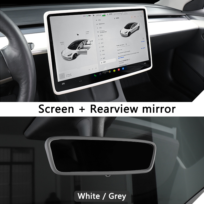 Silicone protective cover for the central control display screen of Tesla Model 3/Y/Highland