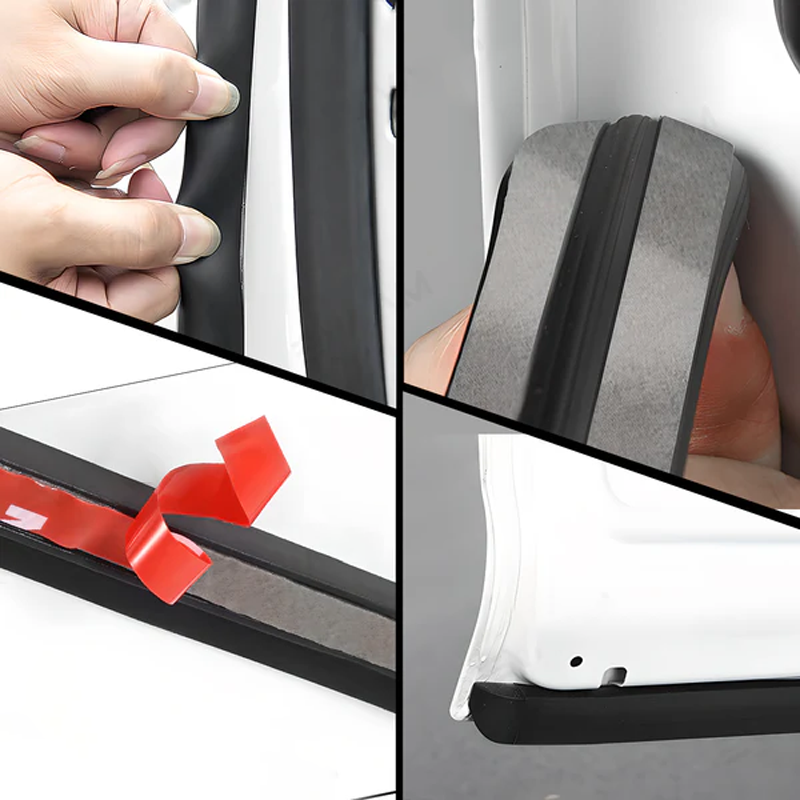 Car Door Seal Kit: Sound-Insulating Rubber for Tesla and Other Popular Models