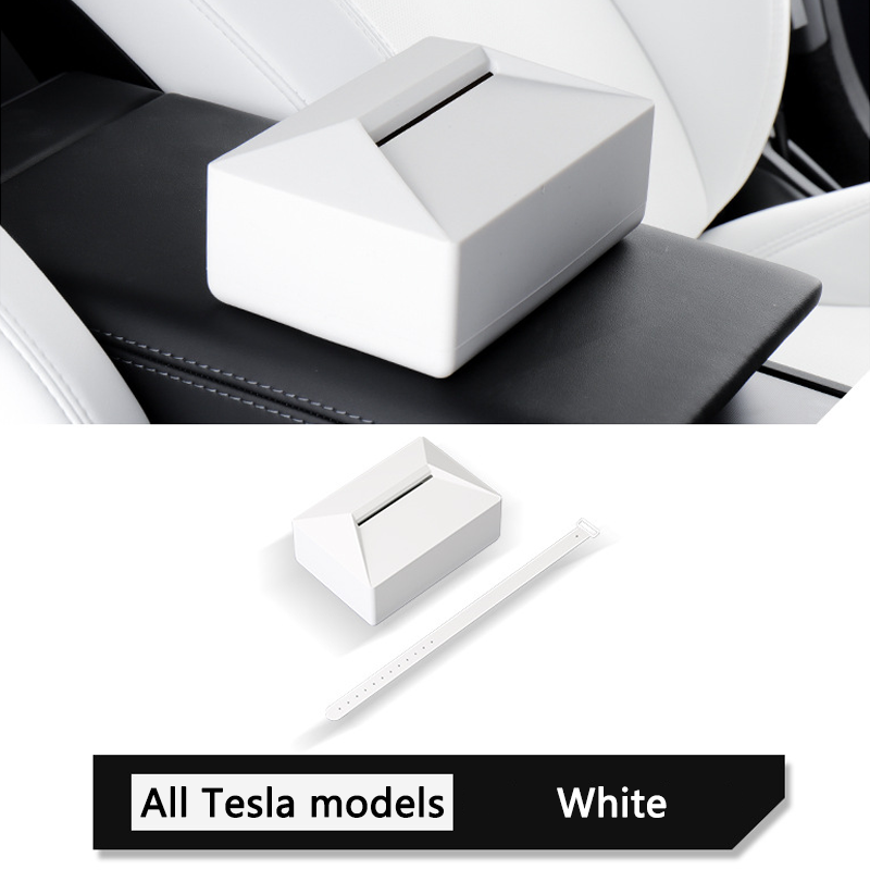 Hidden Hanging Tissue Box for Tesla Model Y/3/X/S/Cybertruck