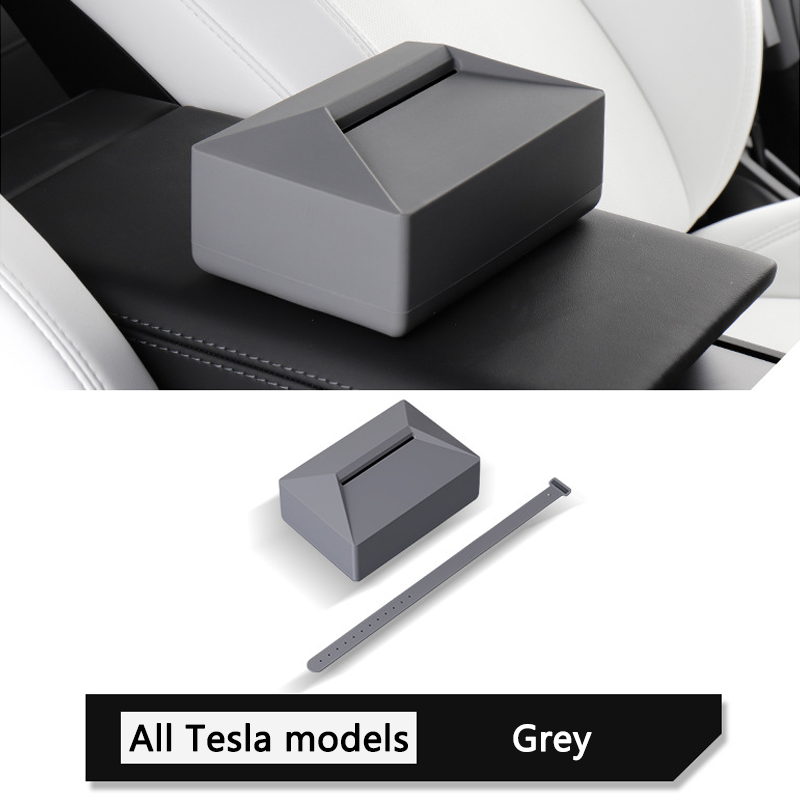 Hidden Hanging Tissue Box for Tesla Model Y/3/X/S/Cybertruck